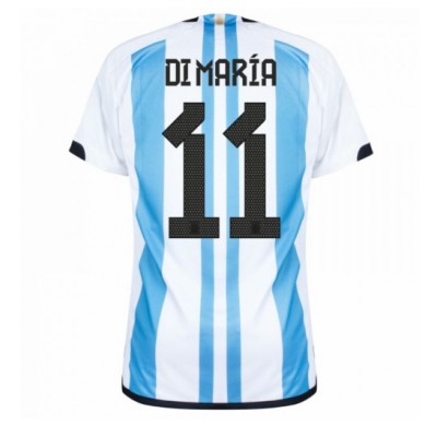 Pánský Fotbalový dres Argentina Angel Di Maria #11 MS 2022 Domácí Krátký Rukáv
